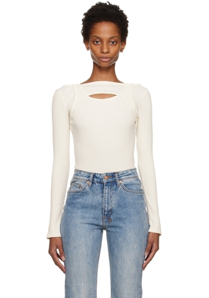 Citizens of Humanity Off-White Dasha Bodysuit