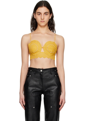 Stella McCartney Yellow Scalloped Camisole