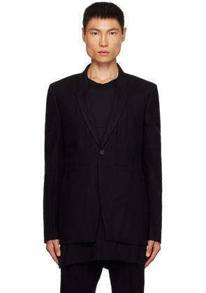 Rick Owens Black Soft Blazer