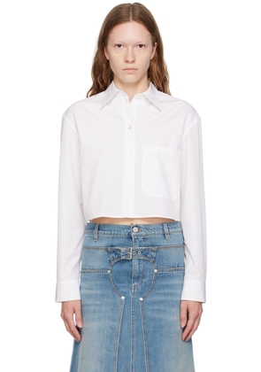 Stella McCartney White Spread Collar Shirt