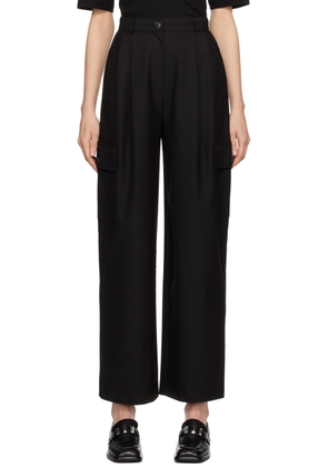 The Frankie Shop Black Maesa Trousers