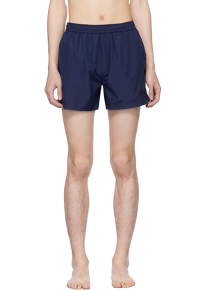 ZEGNA Navy Drawstring Swim Shorts