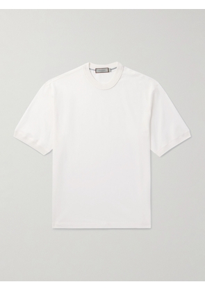 Canali - Cotton-Jersey T-Shirt - Men - White - IT 46