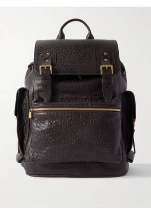Brunello Cucinelli - Full-Grain Leather Backpack - Men - Brown