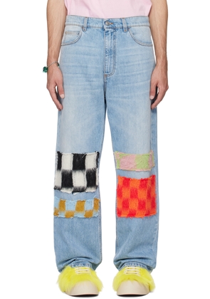 Marni SSENSE Exclusive Blue Jeans