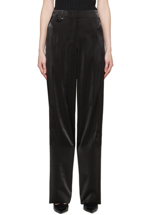 JACQUEMUS Black Les Sculptures 'Le pantalon Cubo' Trousers