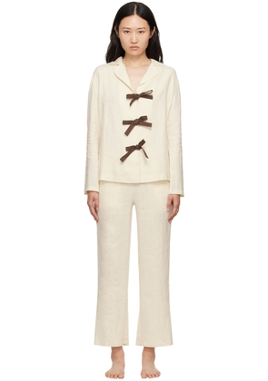 Sleeper Off-White 'The Bow' Pyjama Set