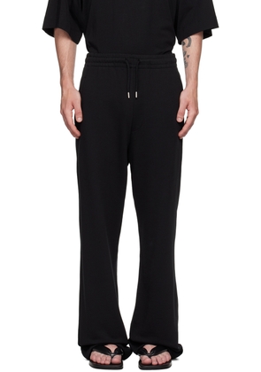 Dries Van Noten Black Straight Sweatpants