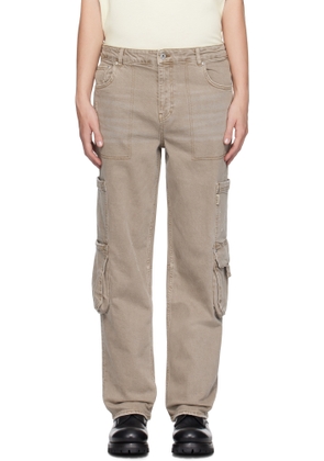 Represent Taupe R3 Workshop Jeans
