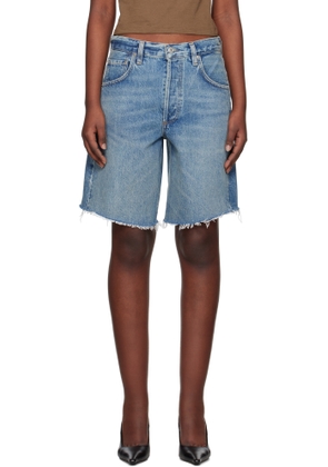 Citizens of Humanity Blue Ayla Denim Shorts