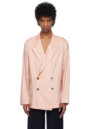 Dries Van Noten Pink Sateen Blazer