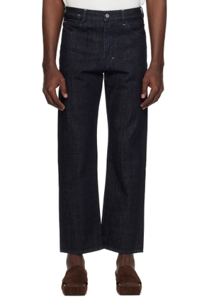 JACQUEMUS Navy La Croisière 'The Venice de-Nîmes' Jeans