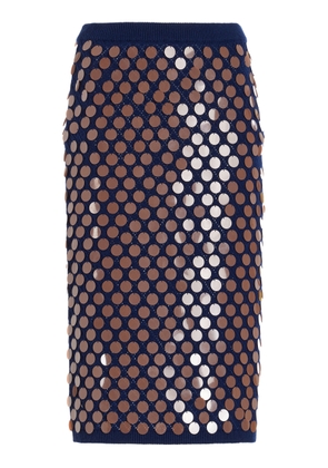 ZANKOV Matteo Wool-Blend Pencil Skirt - Moda Operandi