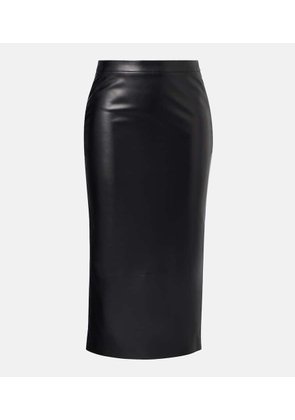 Givenchy High-rise leather pencil skirt