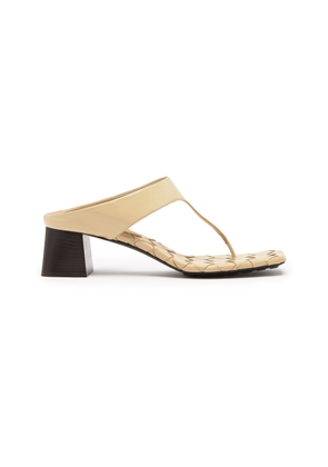 Bottega Veneta Leather Thong Sandals - Moda Operandi