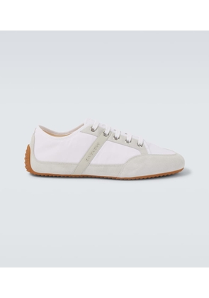 スニーカー Givenchy Two-Tone Suede And Nylon Sneakers Givenchy Men's Slim Nylon and Suede Low-Top Sneakers