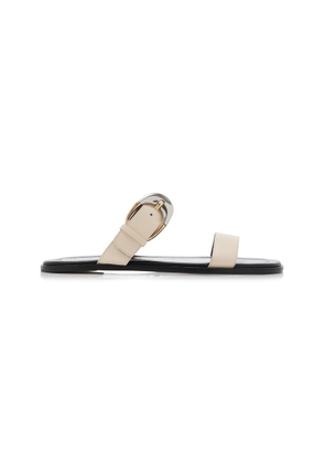 STAUD Harlow Leather Sandals - Moda Operandi