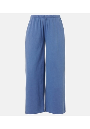 The Row Ukira mid-rise cotton wide-leg pants
