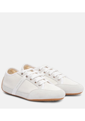 Givenchy Slim suede-trimmed sneakers