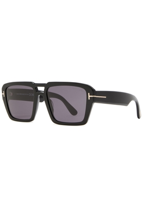 Tom Ford Redford Square-frame Sunglasses - Black - One Size