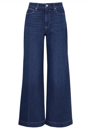 Paige Harper Wide-leg Jeans - Dark Blue