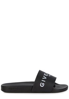 Givenchy Logo Rubber Sliders - Black - 2