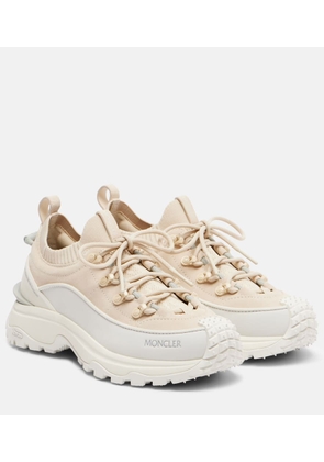 Moncler Trailgrip Lite3 nubuck & suede sneakers