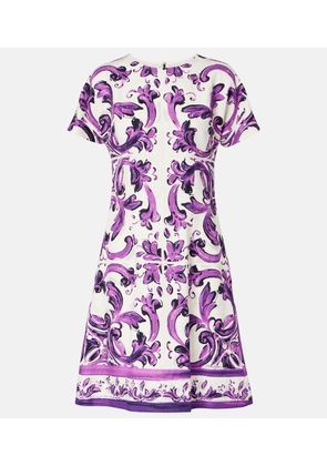 Dolce&Gabbana Majolica printed minidress