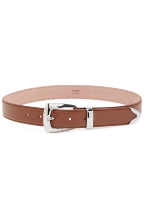 Khaite Benny Leather Belt - Tan - 34 (UK12/ M)