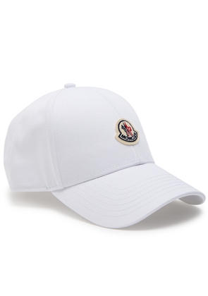 Moncler Logo Cotton cap - White - One Size