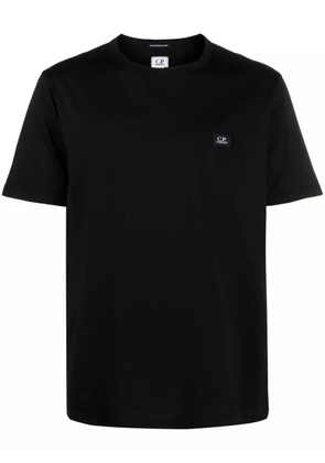 C.P. Company logo-patch cotton T-shirt - Black
