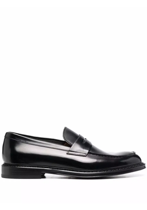 Doucal's horsebit-detail slip-on loafers - Black