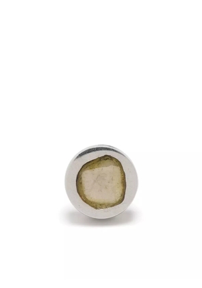 Parts of Four diamond-encrusted single earring - Silver