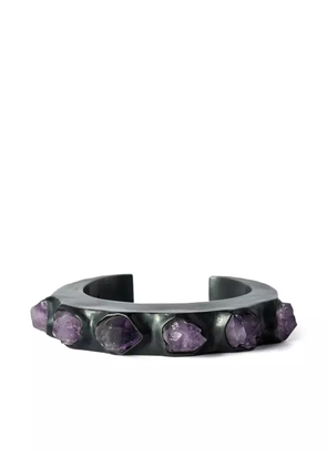 Parts of Four Crescent amethyst band bracelet - Black