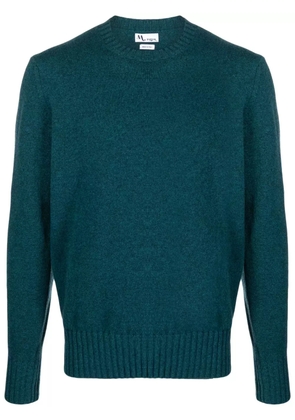 Doppiaa crew-neck wool-blend jumper - Blue