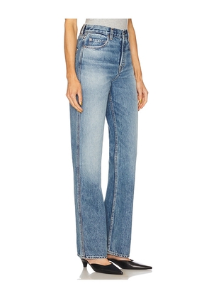 GRLFRND Graham High Rise Straight in Blue. Size 23. Also in 24, 25, 26, 27, 28, 29, 31, 32.