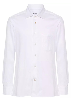 Kiton jersey cotton shirt - White