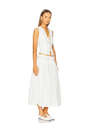 Free People x REVOLVE Gisabelle Set in White. Size M. Also in L, S.