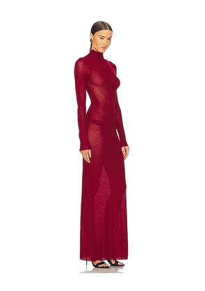 Lovers and Friends x Emma Rose Matilde Maxi Dress in Burgundy. Size M. Also in L, S.