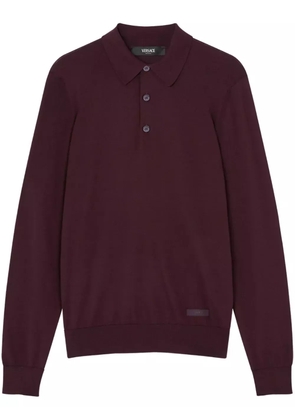Versace silk polo shirt - Red