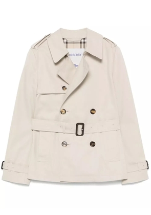 Burberry double-breasted trench jacket - Neutrals