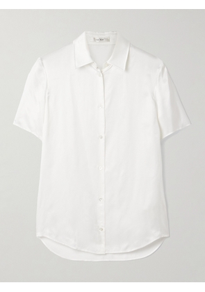 The Row - Petrova Washed-satin Shirt - Off-white - US0,US2,US4,US6,US8,US10,US12