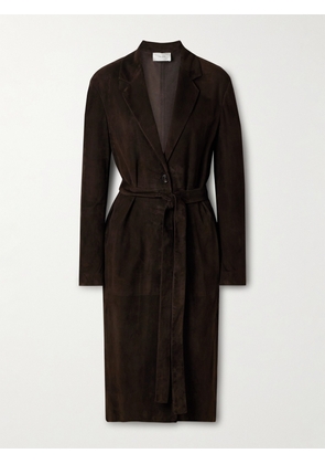The Row - Babilonia Suede Coat - Brown - US0,US2,US4,US6,US8