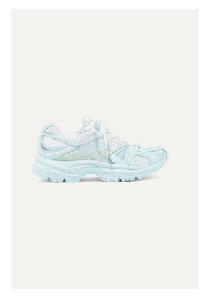 VETEMENTS - Spike Runner 400 Rubber-trimmed Mesh Sneakers - Blue - IT37.5,IT38.5