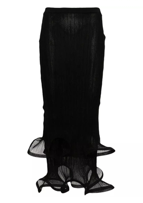 Simkhai Kelso ruffle-detail skirt - Black