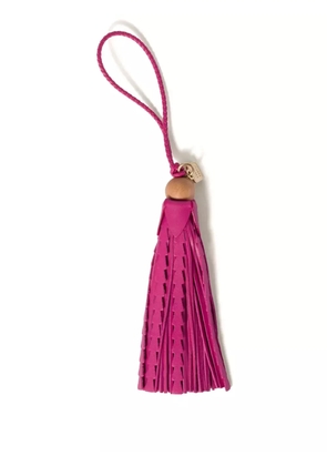 【関税&送料込】Miu Miu Pastel Pink Leather Keyring Leather bag charm Miu Miu Pink in Leather - 24561530