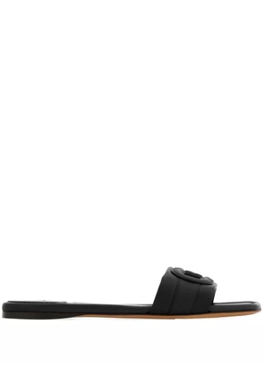 Ferragamo Gancini slide - Black