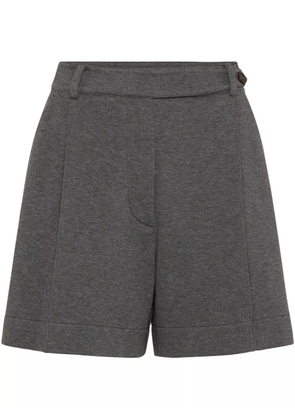 Brunello Cucinelli cotton-blend shorts - Grey