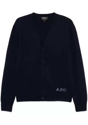 A.P.C. Kenny cardigan - Blue