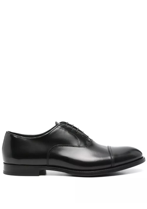 Doucal's leather Oxford shoes - Black